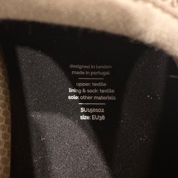 MAHABIS Classic Summer Slippers Womens 38 or 7.5 Gray Peach Slip on - Picture 6 of 7